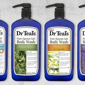 Dr.Teal's Comfort & Calm Pure Epsom Salt Body Wash, 24 fl oz