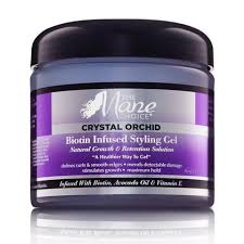 The Mane Crystal Orchid Choice Biotin Infused Styling Gel 16Oz