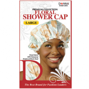 Donna Premium Collection Floral Shower Cap #11025