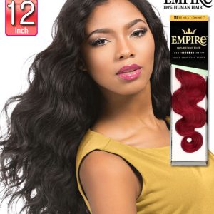SENSATIONNEL, EMPIRE BODY WAVE 12"( 100% Human Hair)