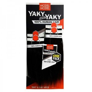 MODEL MODEL YAKY and YAKY 4PCS  ( 100% Human Hair)