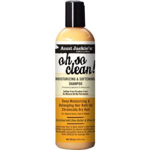 Aunt Jackie's-oh so clean-MOISTURIZING & SOFTENING SHAMPOO 12 OZ