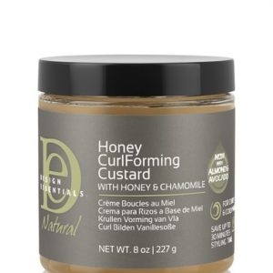 DESIGN ESSENTIALS Natural Honey Curl Forming Custard 8 OZ