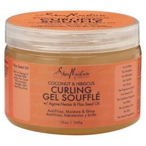 Shea Moisture COCONUT & HIBISCUS CURLING GEL SOUFFLE` 12 OZ