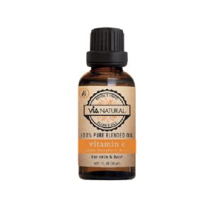 VIA NATURAL Vitamin e ( 100% Pure Blended Oil ) 1 oz