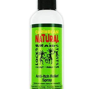 CARIBBEAN NATURAL-Braids, Locks, Twists-Anti-Itchy Relief Spray 8 OZ