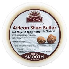 OKAY Pure Naturals( African Shea Butter ) All Natural 100% Pure For Skin & Hair 16 OZ