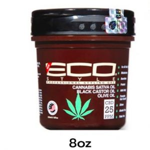 ECO STYLE GEL-Cannabis Sativa Oil,Black Castor Oil, Olive Oil-8 OZ