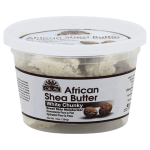 OKAY Pure Naturals( African Shea Butter ) All Natural 100% Pure For Skin & Hair 10 OZ