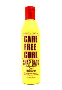 SOFT SHEEN. CARSON-CARE FREE CURL- SNAP BACK ( Curl Restorer) 8 OZ