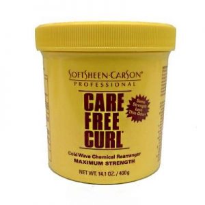 SOFT SHEEN. CARSON-CARE FREE CURL- Cold Wave Chemical Rearranger, Maximum Strength 14.1 OZ