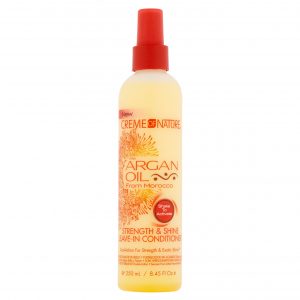 CREME OF NATURE (With Argan Oil ) Strength & Shine Leave-In Conditioner 8.45 oz