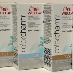 WELLA Color Charm PERMANENT Liquid Hair color ( Toner ) 1.4 oz