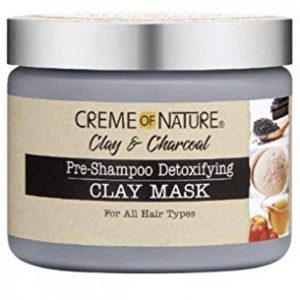 Creme of Nature Clay & Charcoal Pre-Shampoo Detoxifying Clay Mask