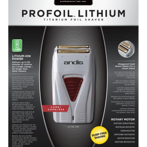 Andis Profoil Lithium Titanium Foil Shaver
