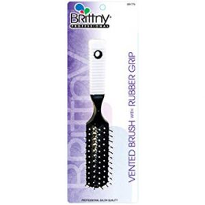 Vented Brush With Rubber Grip