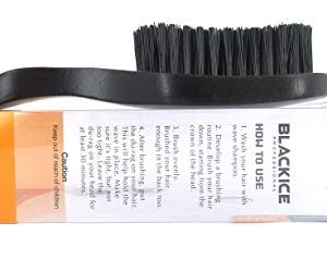 Black Ice Professional Hard Wave Palm Brush