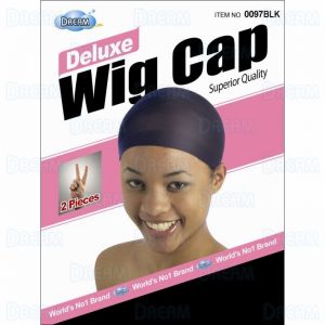 Dream Deluxe Wig Cap 2 pcs Black