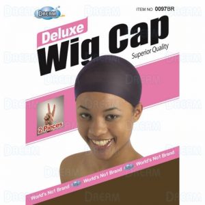 Dream Deluxe Wig Cap 2 pcs Brown