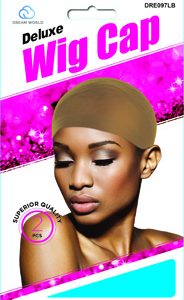 DREAM WOMEN'S-WIG CAP 2PCS L/BROWN
