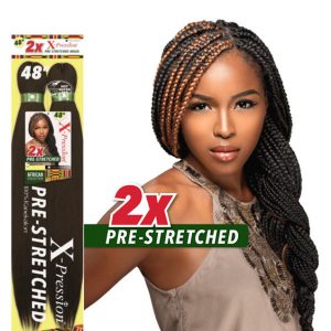 X-Pression 2X Pre-stretched braiding hair 48"