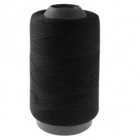 Black sewing thread